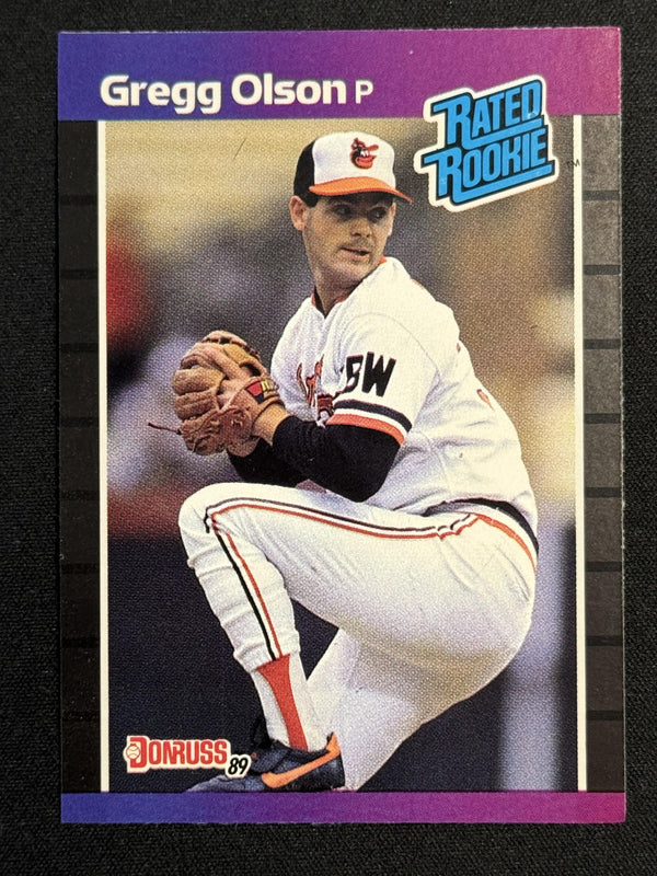 1989 Donruss #46 Gregg Olson Rated Rookie (RC)
