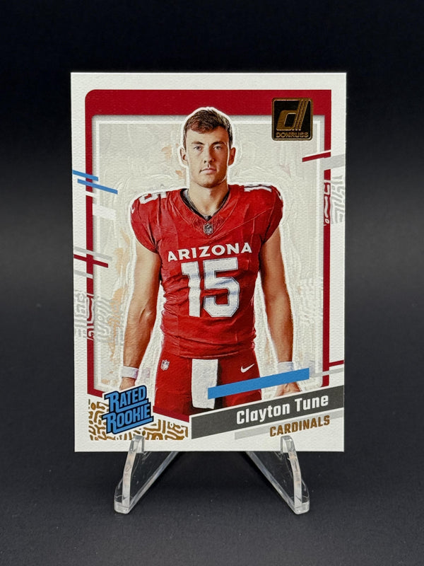 2023 Donruss #36 Clayton Tune Rated Rookie Portrait (RC)