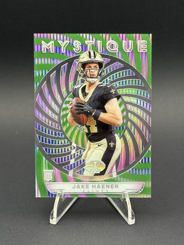2023 Panini Illusions #13 Jake Haener Mystique (RC)