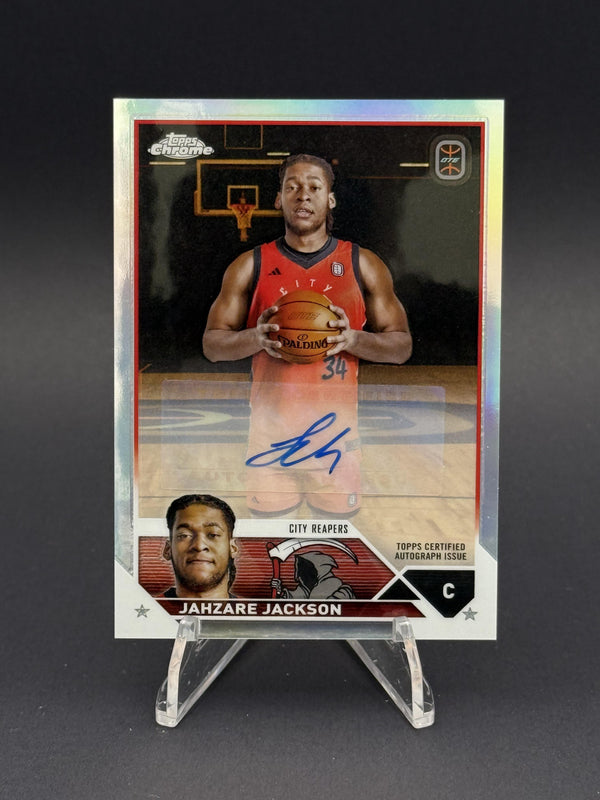2023-24 Topps Chrome Overtime Elite #A-JJ Jahzare Jackson Auto