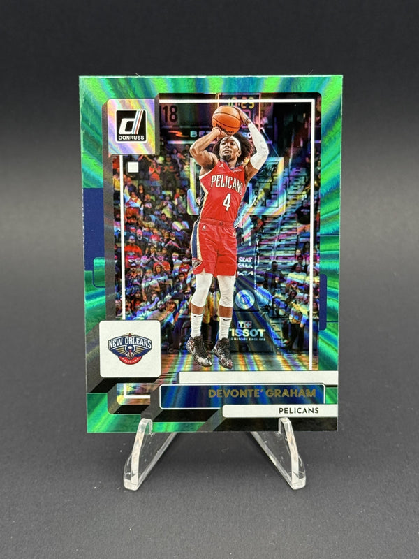 2022-23 Donruss #166 Devonte' Graham Holo Laser Green