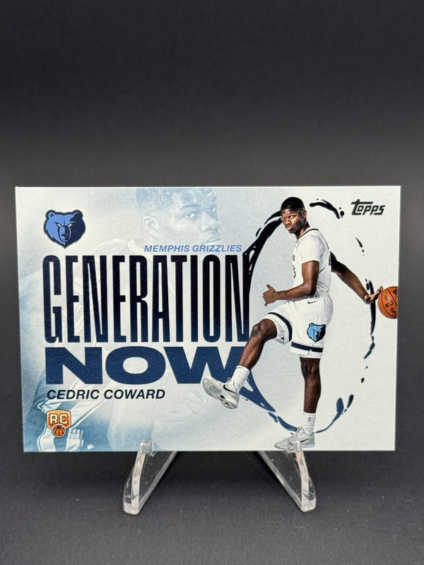 2025-26 Topps #GN-11 Cedric Coward Generation Now (RC)