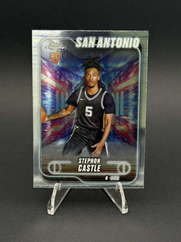 2024-25 Topps Chrome #122 Stephon Castle (RC)