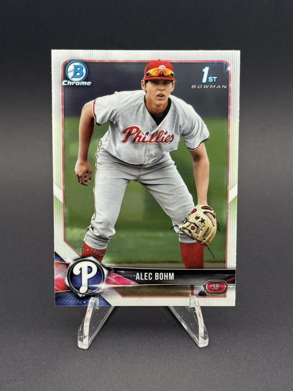 2018 Bowman Draft #BDC-25 Alec Bohm Chrome 1st (RC)