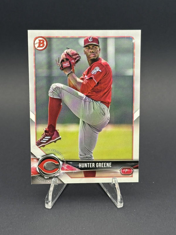 2018 Bowman Draft #BD-58 Hunter Greene (RC)