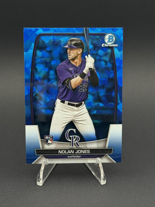 2023 Bowman Chrome Sapphire Edition #4 Nolan Jones (RC)