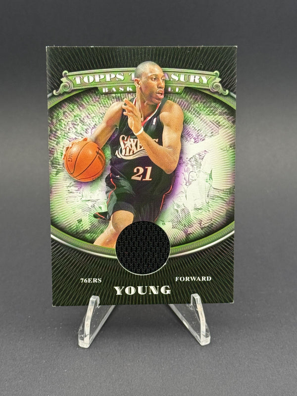 2008-09 Topps Treasury #TTR-TY Thaddeus Young Relics