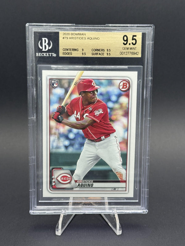 2020 Bowman #79 Aristides Aquino (RC) BGS 9.5