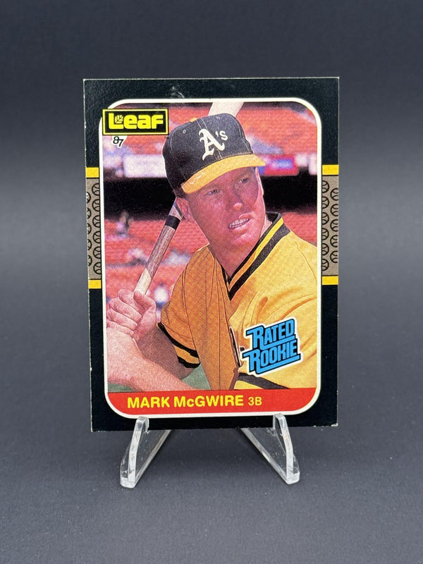 1987 Leaf Canadian #46 Mark McGwire Rated Rookie (RC)