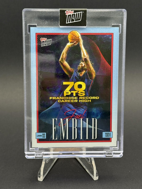 2023-24 Topps Now #JE-1 Joel Embiid 70pt Game