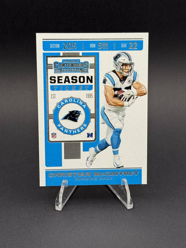 2019 Panini Contenders #76 Christian McCaffrey