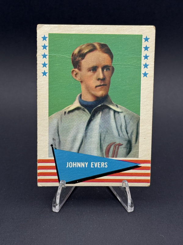 1961 Fleer Baseball Greats (F418-3) #23 Johnny Evers