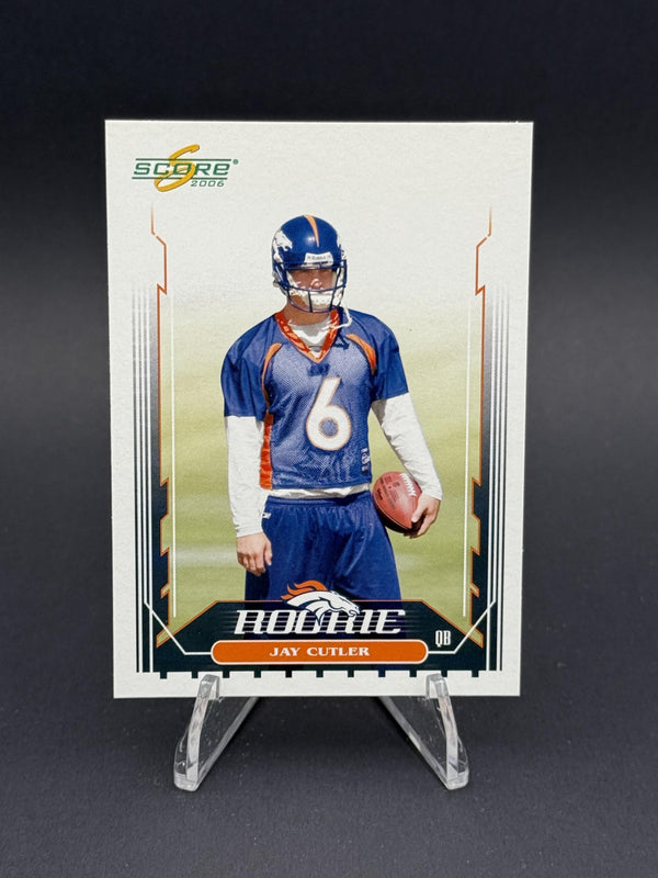2006 Score #350a Jay Cutler Blue jersey