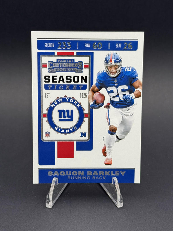 2019 Panini Contenders #52 Saquon Barkley