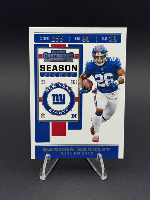 2019 Panini Contenders #52 Saquon Barkley