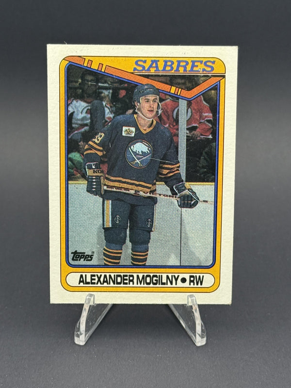 1990-91 Topps #42a Alexander Mogilny