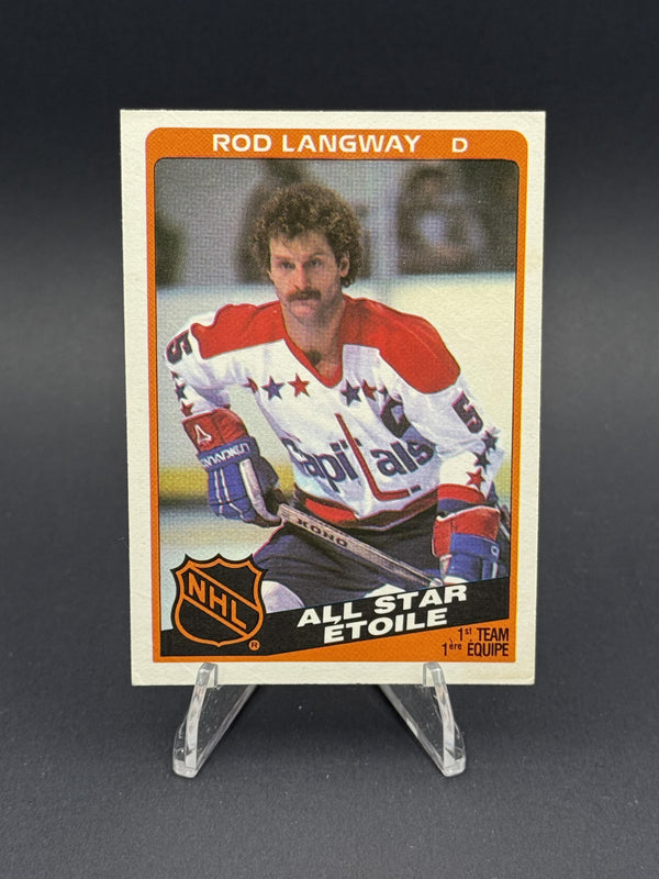 1984-85 O-Pee-Chee #210 Rod Langway