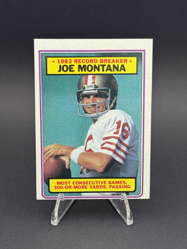 1983 Topps #4 Joe Montana