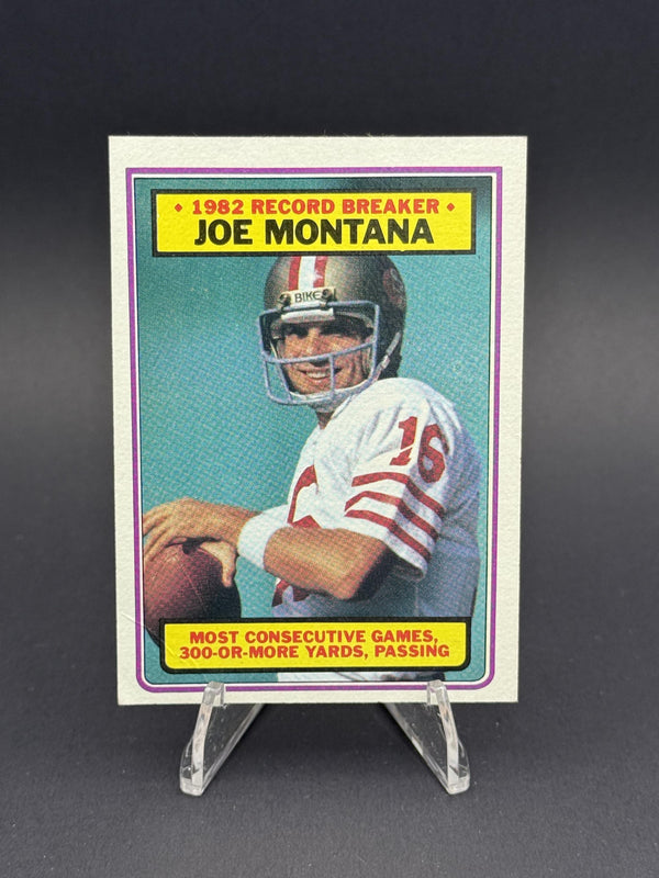 1983 Topps #4 Joe Montana