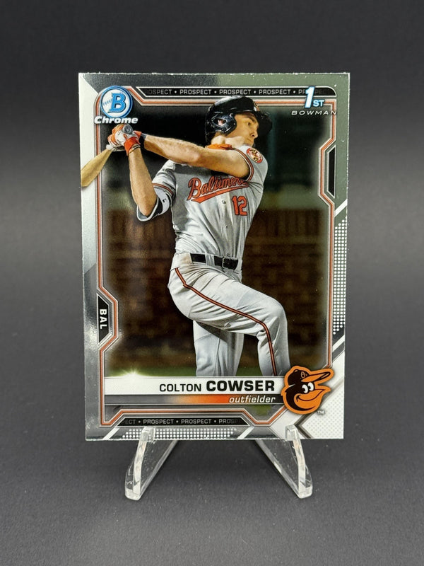 2021 Bowman Draft #BDC-166 Colton Cowser Chrome Refractor