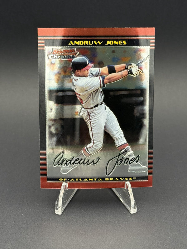 2002 Bowman Chrome #32 Andruw Jones