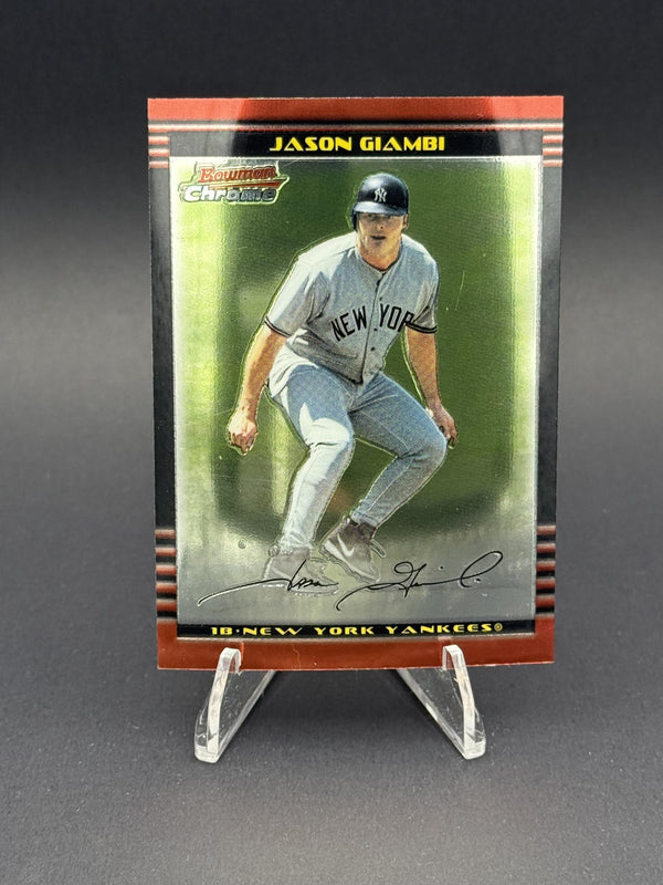 2002 Bowman Chrome #25 Jason Giambi