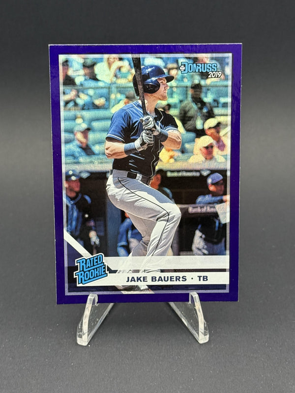 2019 Donruss #39 Jake Bauers Holo Purple (RC)