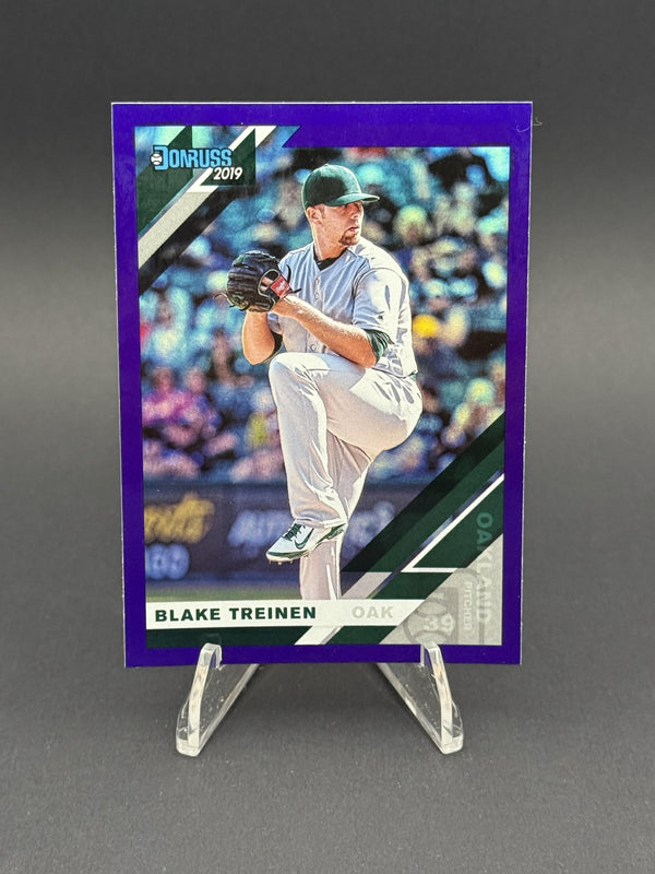 2019 Donruss #77 Blake Treinen Holo Purple