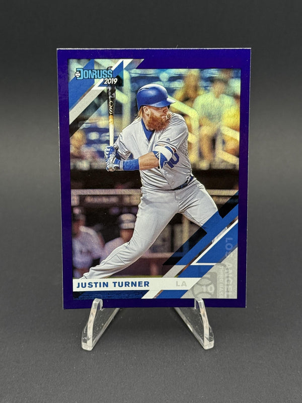 2019 Donruss #95 Justin Turner Holo Purple