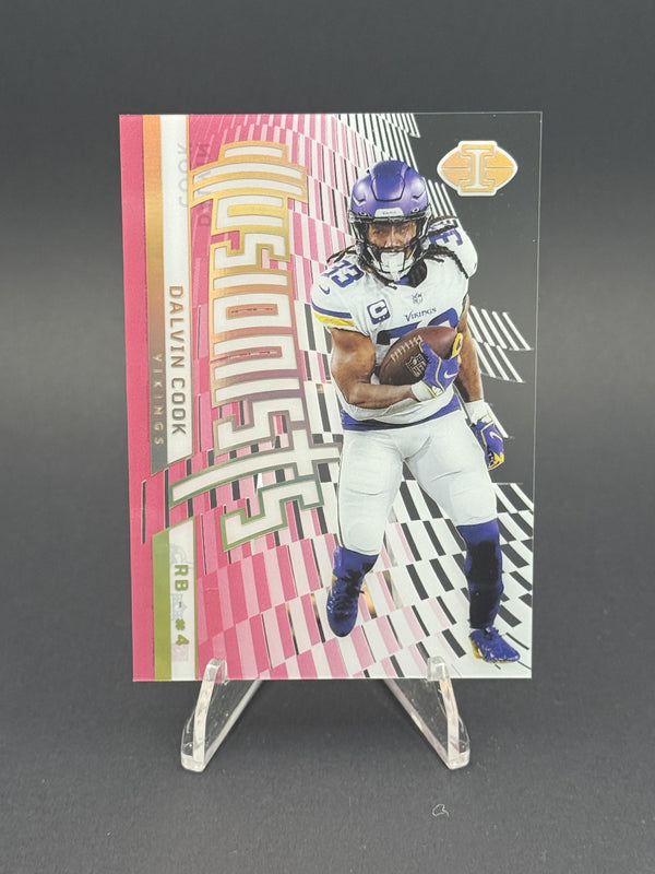 2022 Panini Illusions #I-8 Dalvin Cook Illusionists Pink #146/399