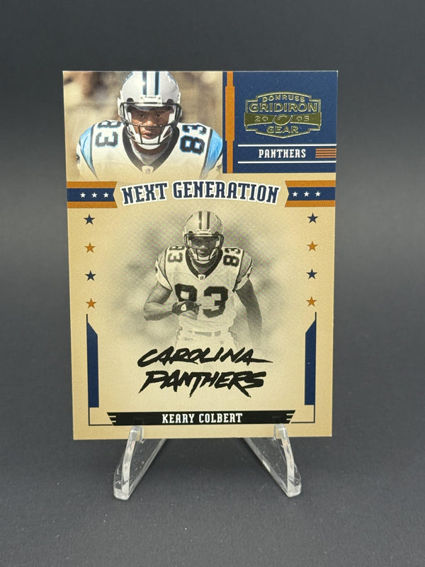 2005 Donruss Gridiron Gear #NG-6 Keary Colbert Next Generation Gold #0470/1000