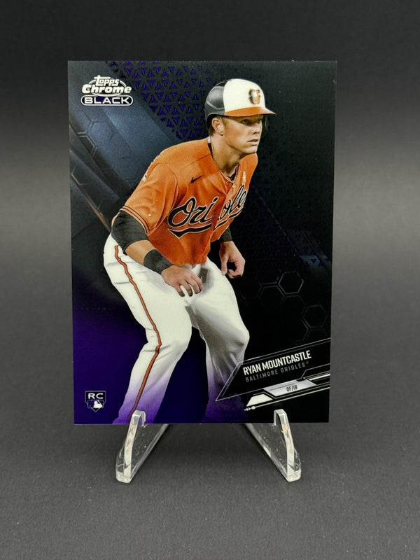 2021 Topps Chrome Black #2 Ryan Mountcastle Purple Refractor #/150