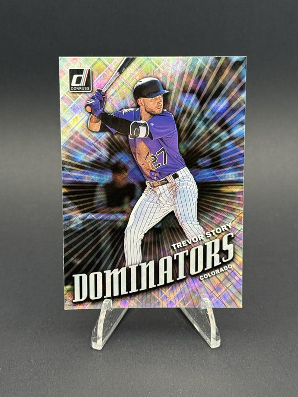 2019 Donruss #D5 Trevor Story Dominators Diamond