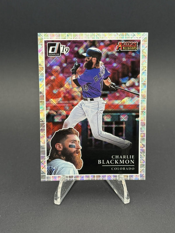 2019 Donruss - Action All-Stars Diamond #AA11 Charlie Blackmon