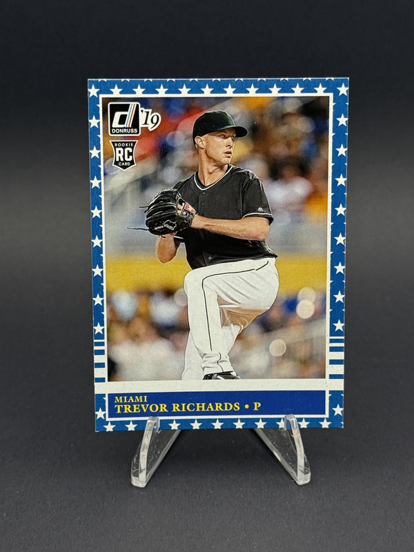 2019 Donruss #201b Trevor Richards Independence Day (RC)