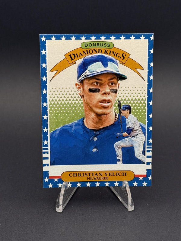 2019 Donruss #21 Christian Yelich Independence Day