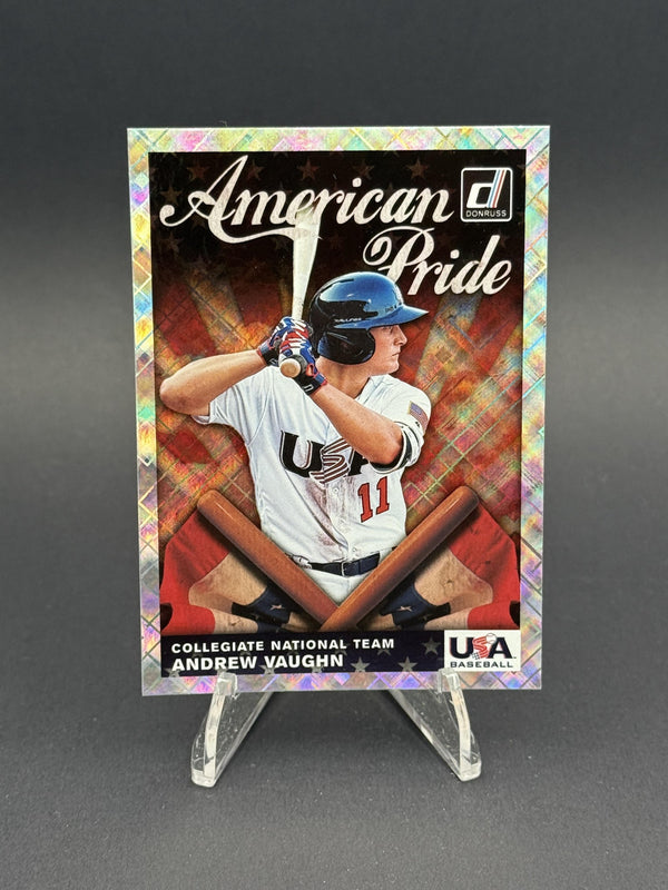 2019 Donruss #AP6 Andrew Vaughn American Pride Diamond