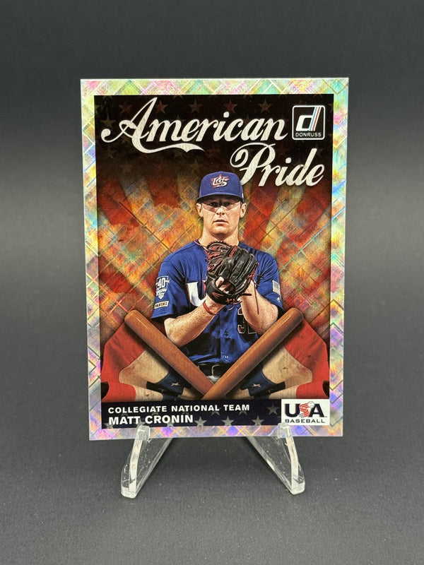 2019 Donruss #AP17 Matt Cronin American Pride Diamond