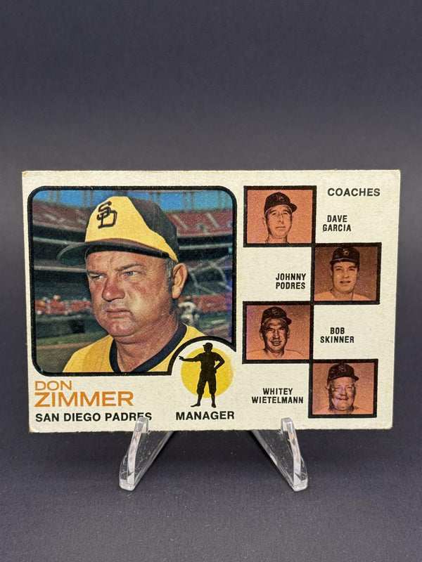1973 Topps #12a Padres Field Leaders
