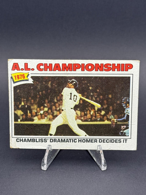 1977 Topps #276 1976 A.L. Championship ALCS