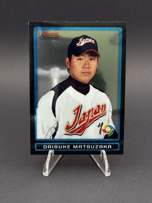2009 Bowman Draft Picks #BDPW22 Daisuke Matsuzaka Chrome WBC Prospects