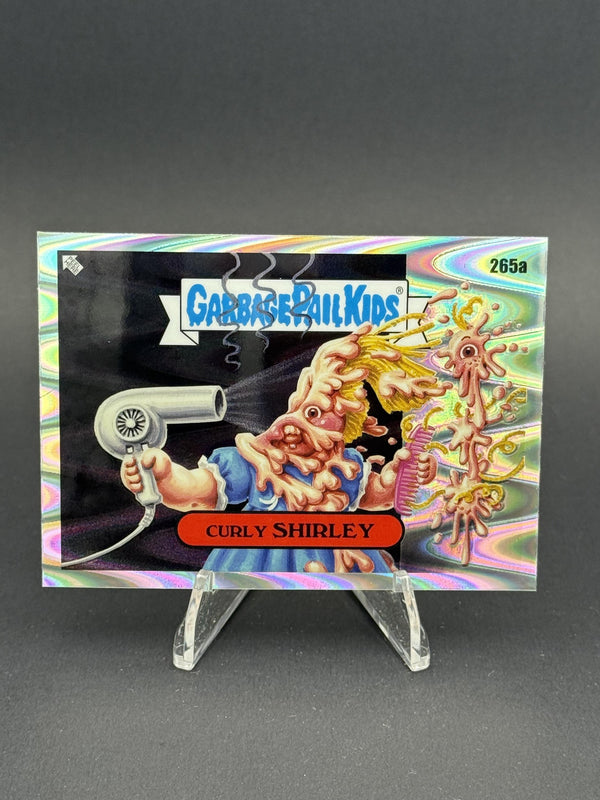 2024 Topps Chrome Garbage Pail Kids OG S7 #265a Curly Shirley Drool Refractor