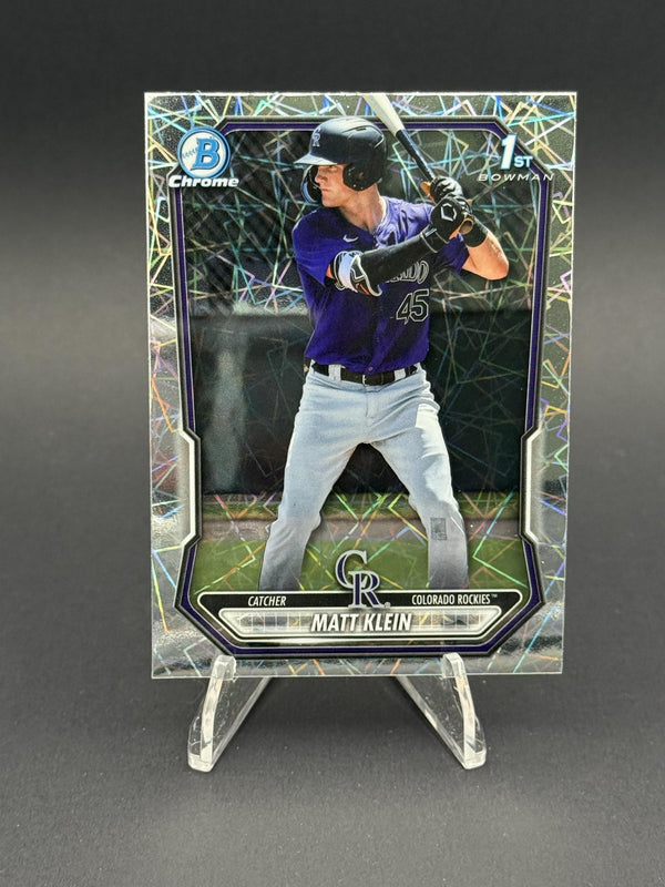 2026 Bowman Chrome #BCP-146 Matt Klein Prospects Lazer Refractor