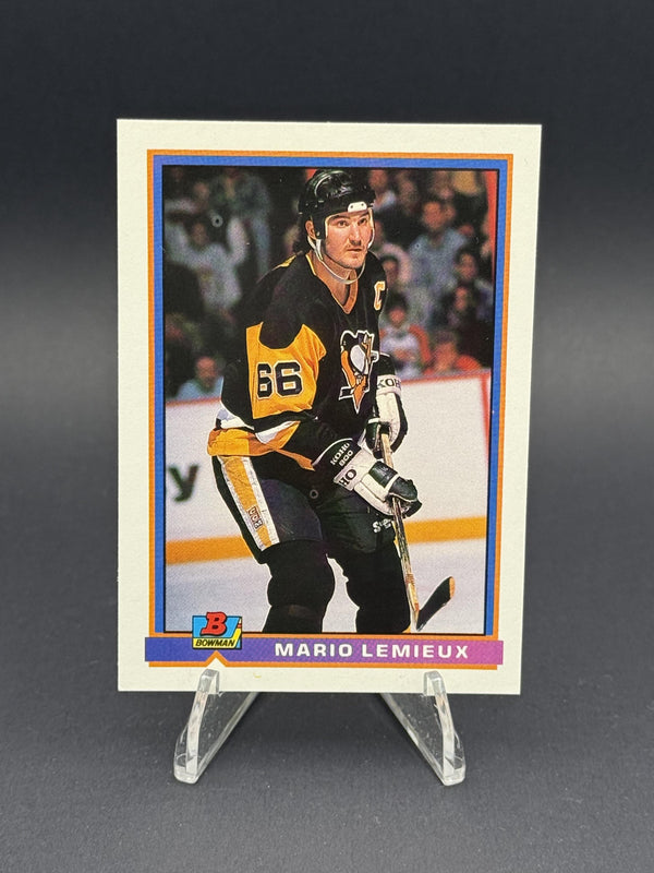1991-92 Bowman #87 Mario Lemieux