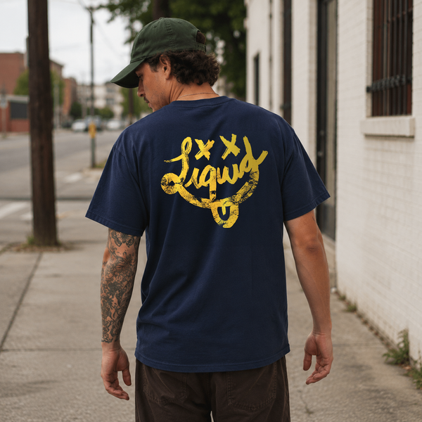 Liquid Grin | Oversized Cotton Tee S/S
