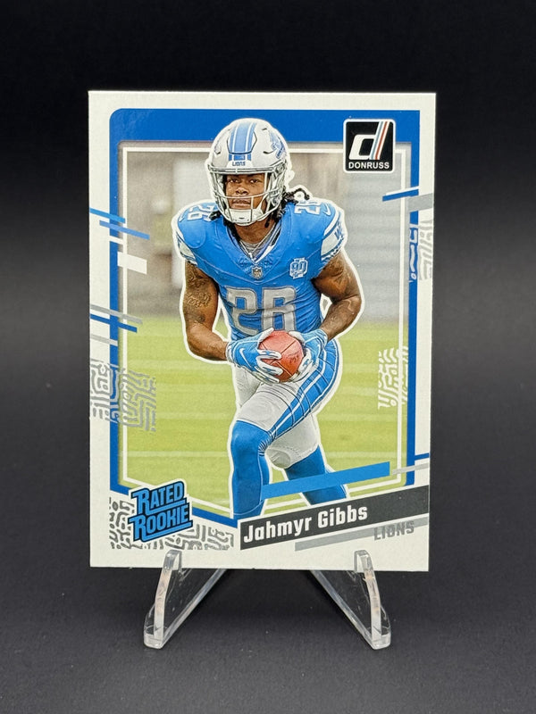 2023 Donruss #331 Jahmyr Gibbs Press Proof Rated Rookie (RC)