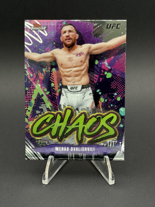 2024 Topps Finest UFC #CHA-9 Merab Dvalishvili Chaos