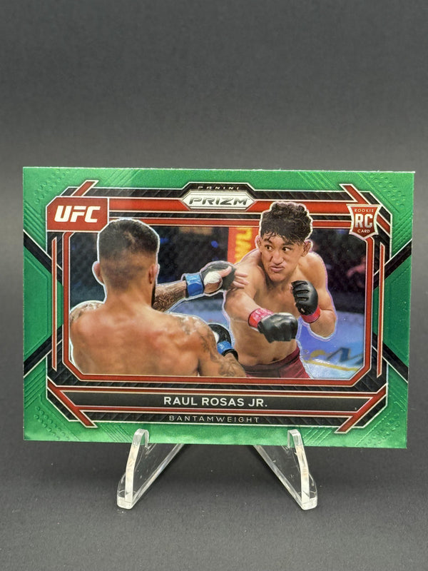 2023 Panini Prizm UFC #8 Raul Rosas Jr. Green Prizms (RC)