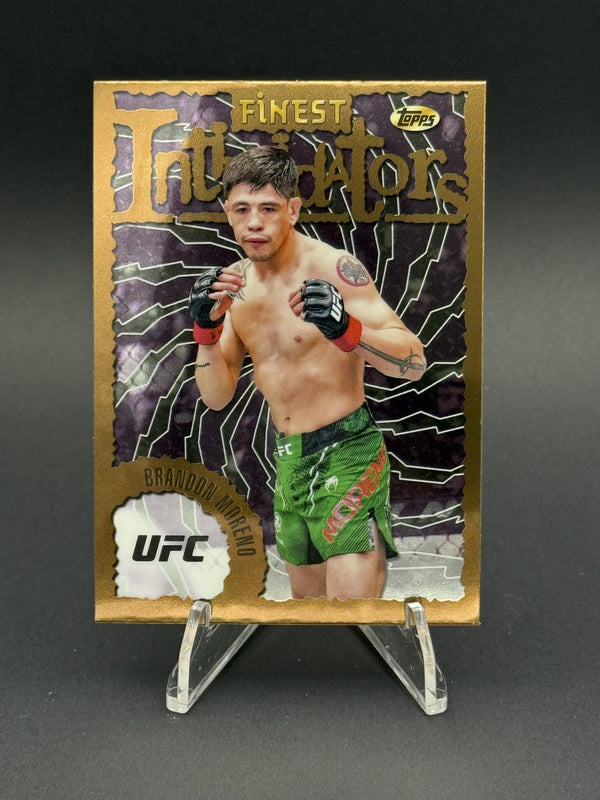 2024 Topps Finest UFC #INT-18 Brandon Moreno Intimidators