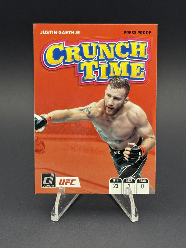 2022 Donruss UFC #2 Justin Gaethje Crunch Time